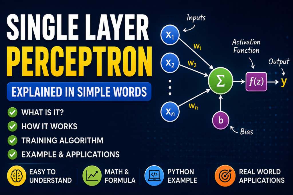 single layer perceptron